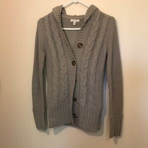 Delias hooded cardigan sweater